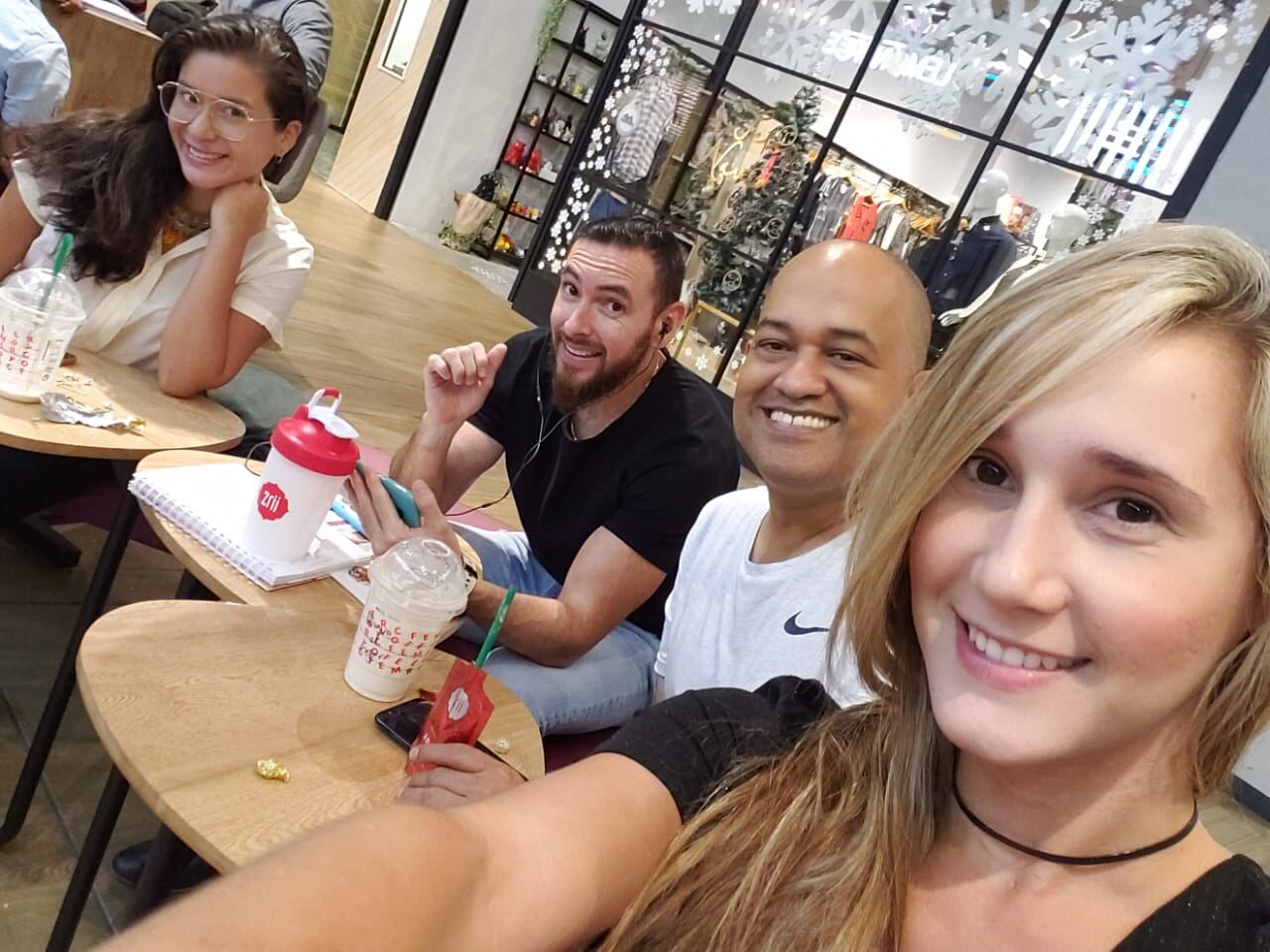 Coffee shop team