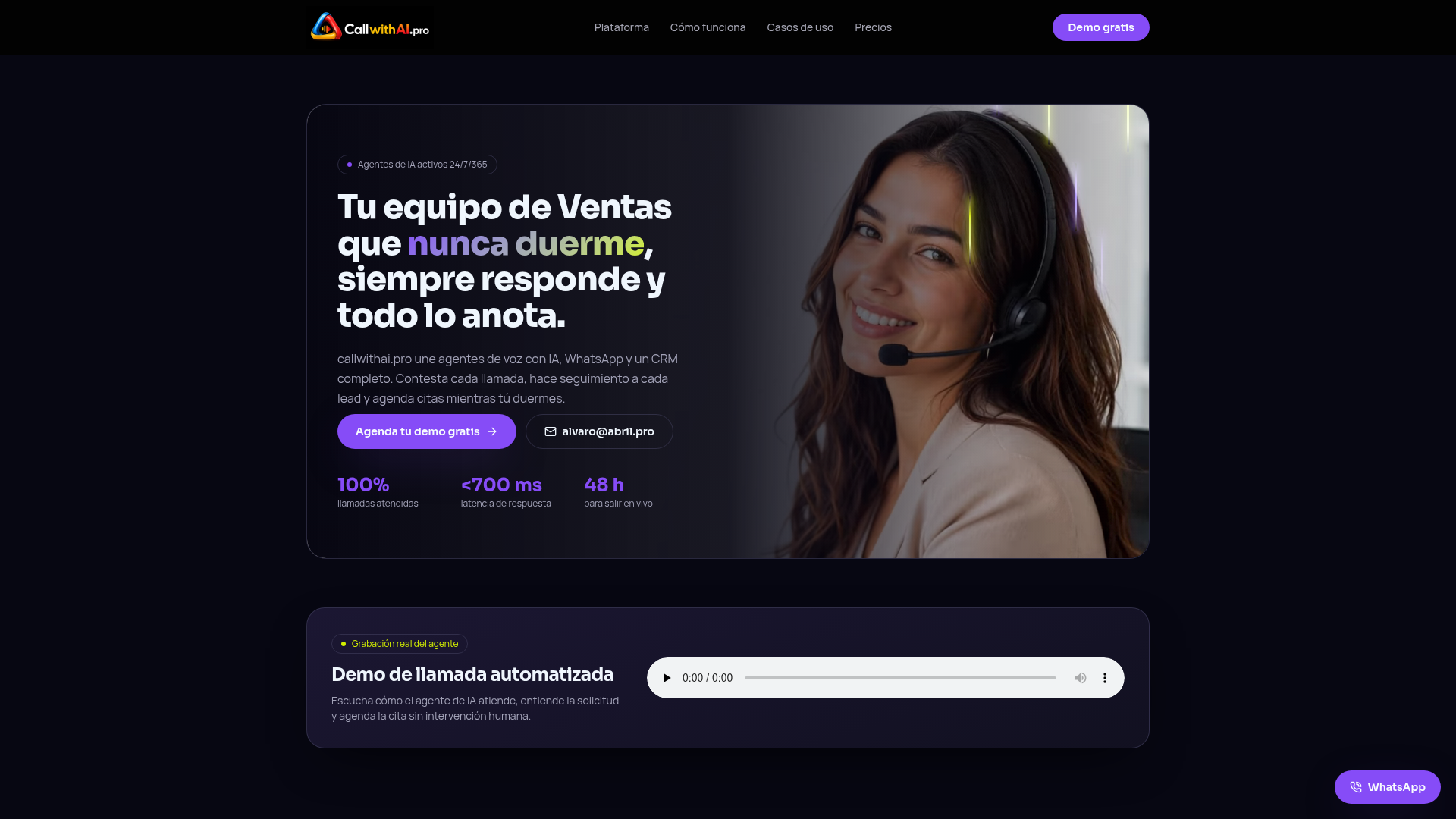 CallwithAI.pro preview