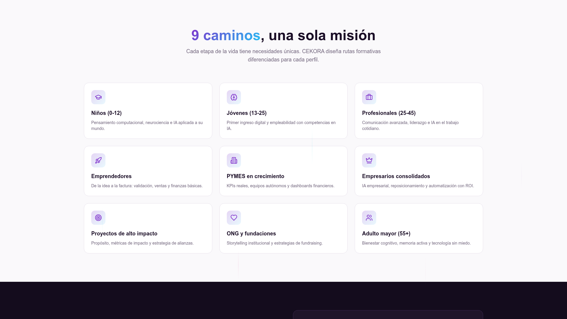 Cekora.org preview