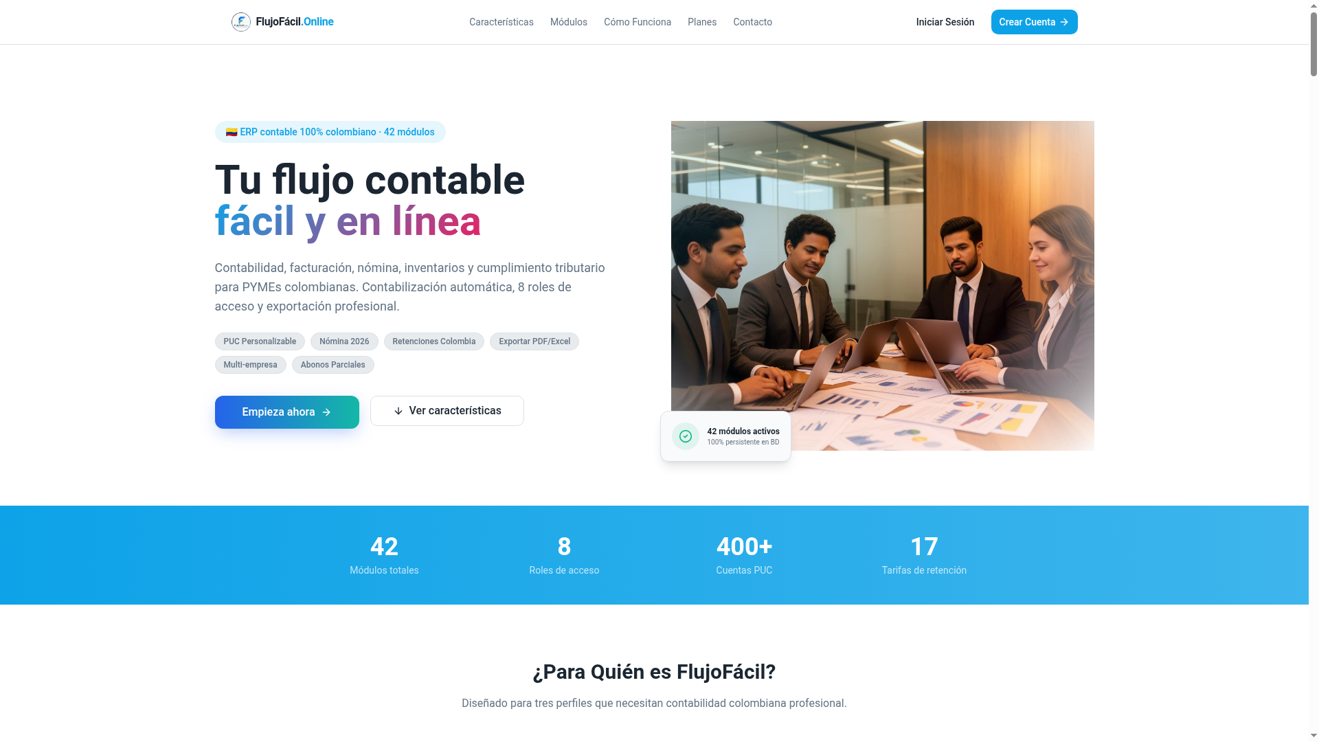 FlujoFacil.Online preview