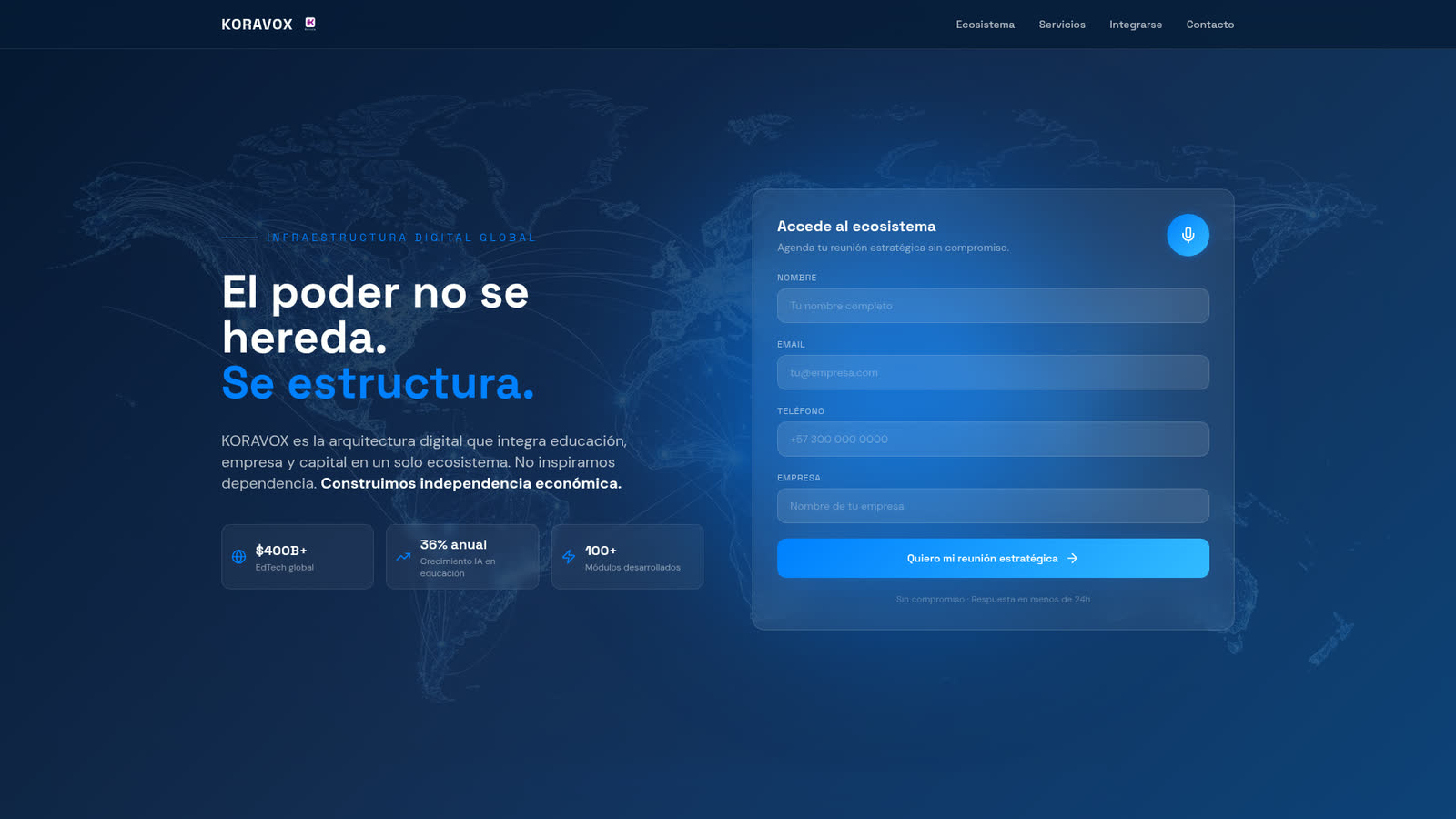 KoravoxConsulting.com preview